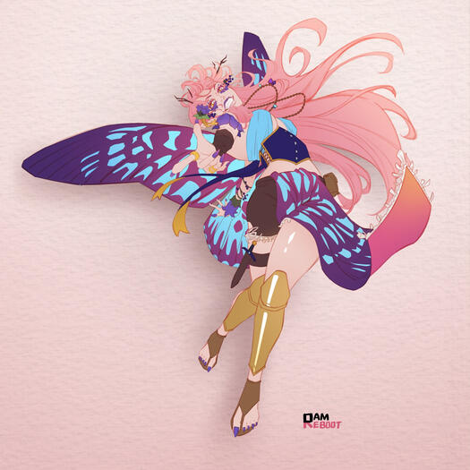 Fae Brigand Enchanter — DnD monster character design commission for maskedtyrian