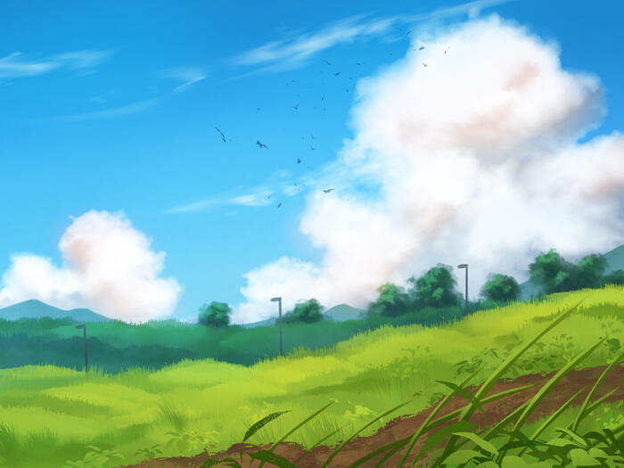 Digital art landscape