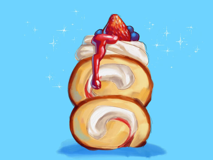 Digital food painting