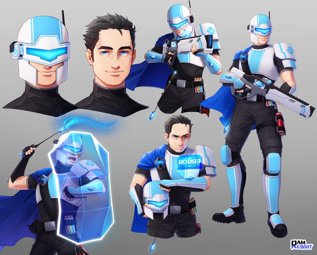 Anime illustration of my boyfriend's DnD character